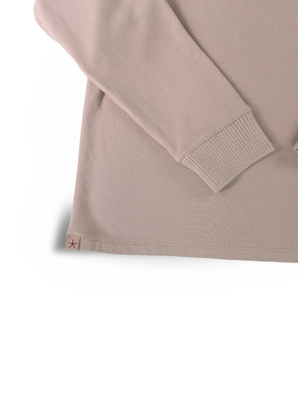 Barefoot Dreams Malibu Womens Crewneck Sweatshirt Light Mauve Cozy Soft Size S - Picture 3 of 5